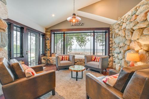 Charlevoix House | 1 Mi to Dtwn! Lakefront Earl Young Charlevoix Home