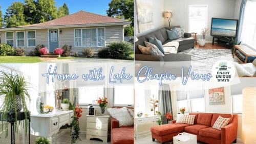 Berrien Springs House | Comfy Escape with Lake Chapin views