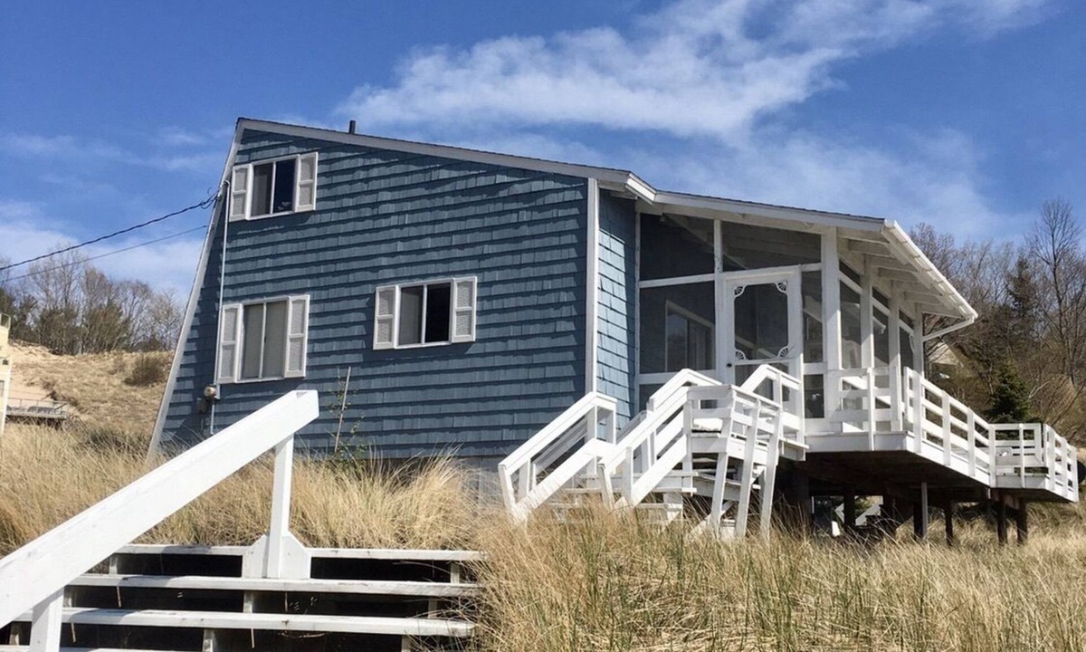 Shelby Cottage | Dune Top Beach House with Views of Lake Michigan