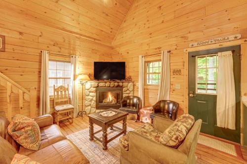 Oceana County House | Fire Pit & Porch: Warm & Woodsy Rothbury Escape!