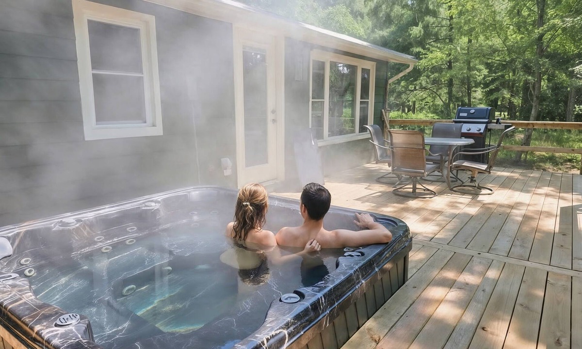 Baldwin Cabin | Foreman Lakefront Cabin Hot Tub Wi-Fi Dog Friendly