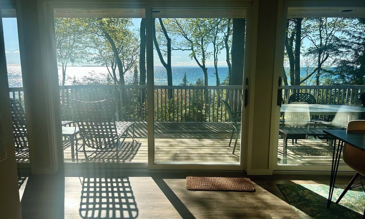 Harbor Springs House | Good Hart Beach Cottage on 100' of Private Beach on Lake Michigan
