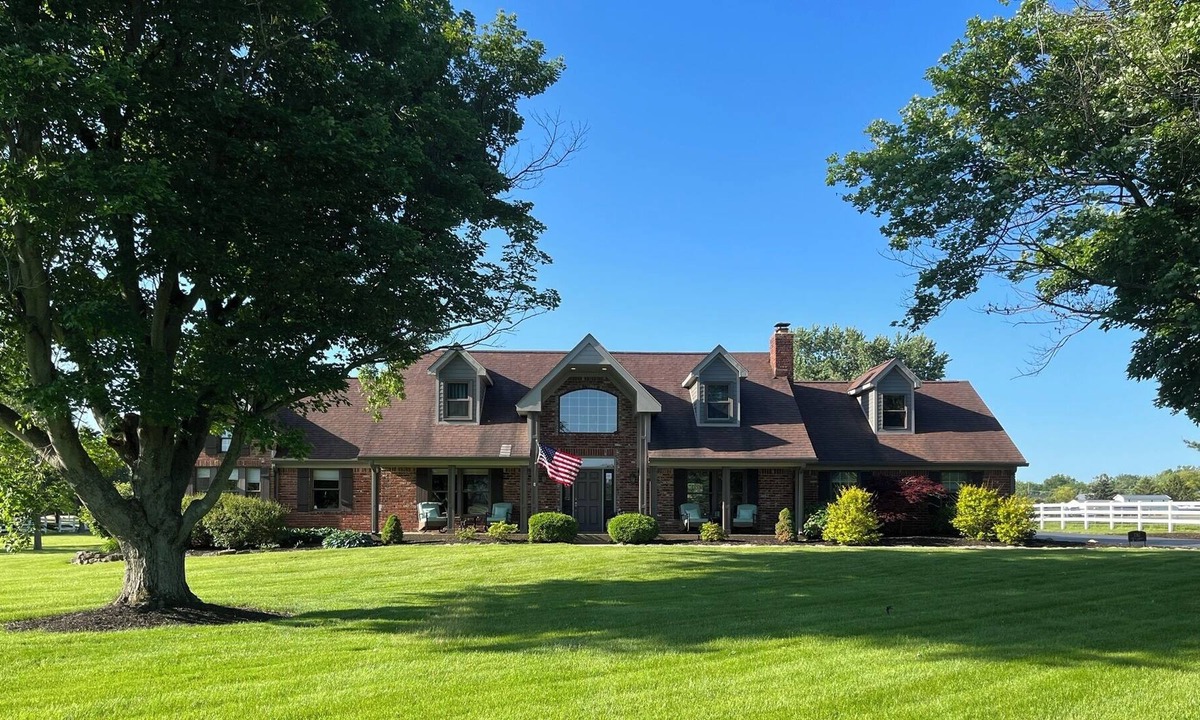 The Village of West Clay House | Gorgeous large home with scenic views and a private pool in the heart of Carmel