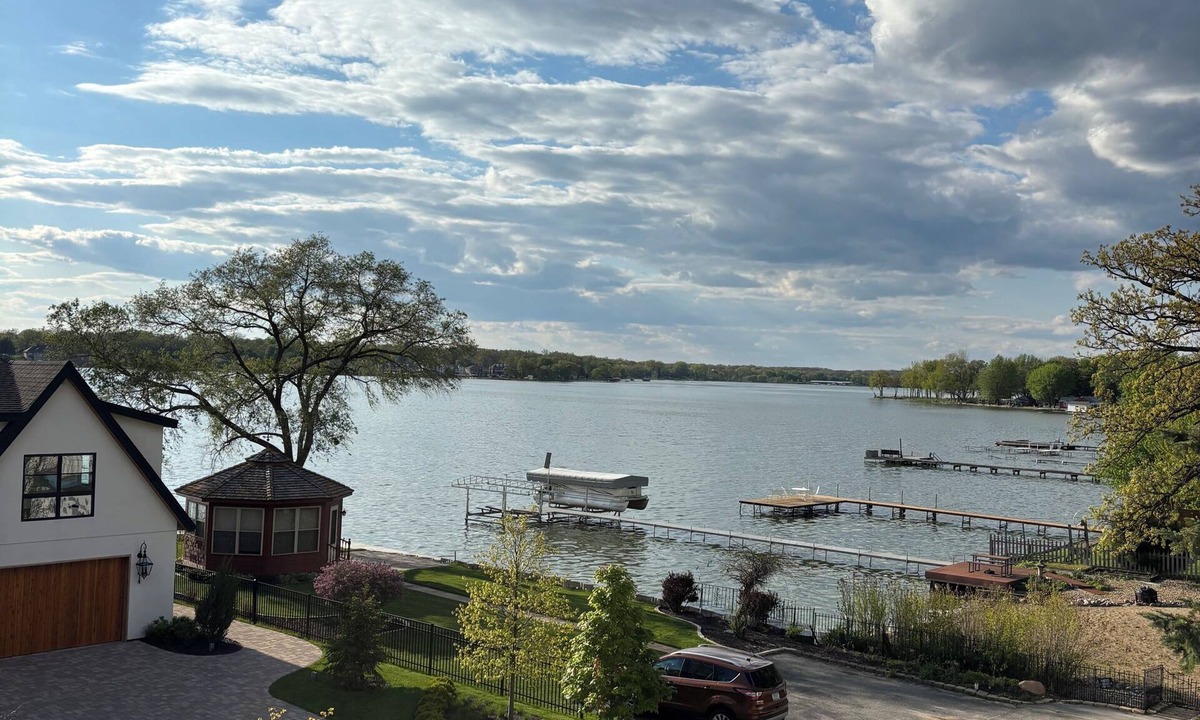 Cedar Lake House | Lakefront Cedar Lake Home, Fire Pit and Sunset Views