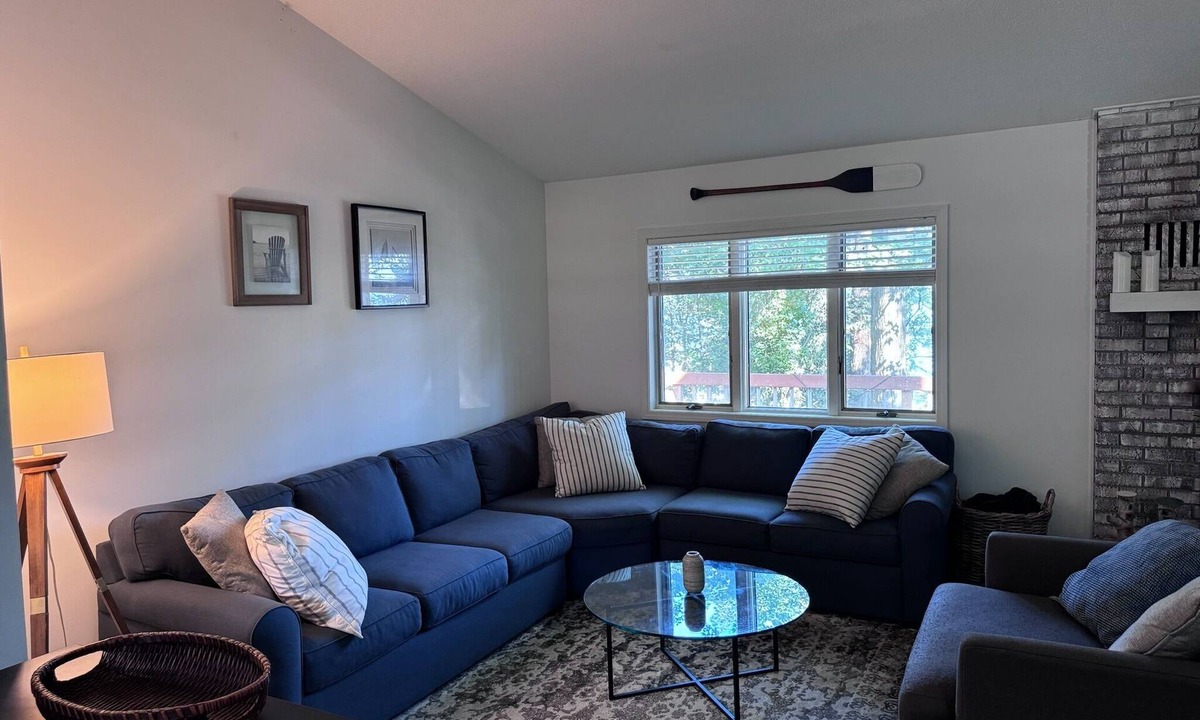 Whitehall House | Large Lake House on Triple Lot With Huge Treed Deck Overlooks Water