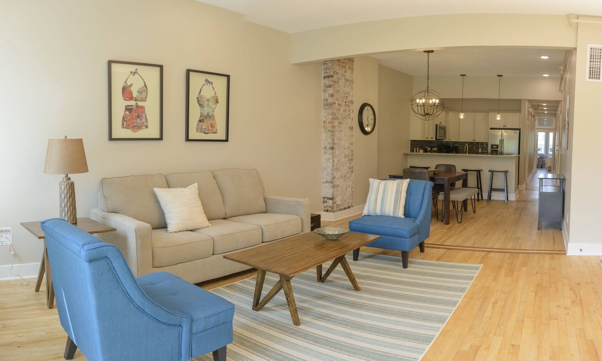 Grand Haven Condo | Newly Renovated Downtown Condo In Historic Fortino's Building