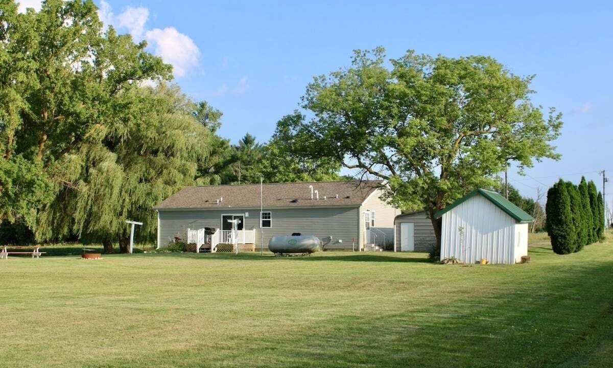 Clare House | Peaceful Clare Retreat w/Fire Pit & Spacious Yard