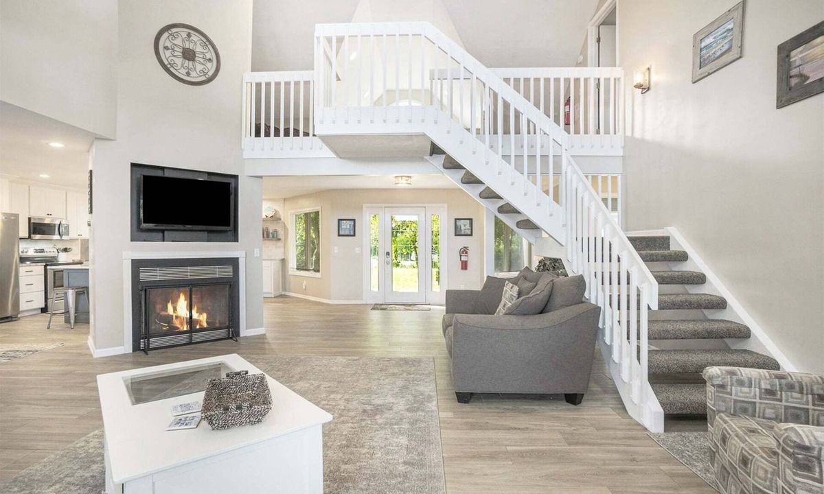 Saugatuck House | Silver Lake Retreat: Private Lake Access & Swimming Pool, Sandy Beach, Fire Pit