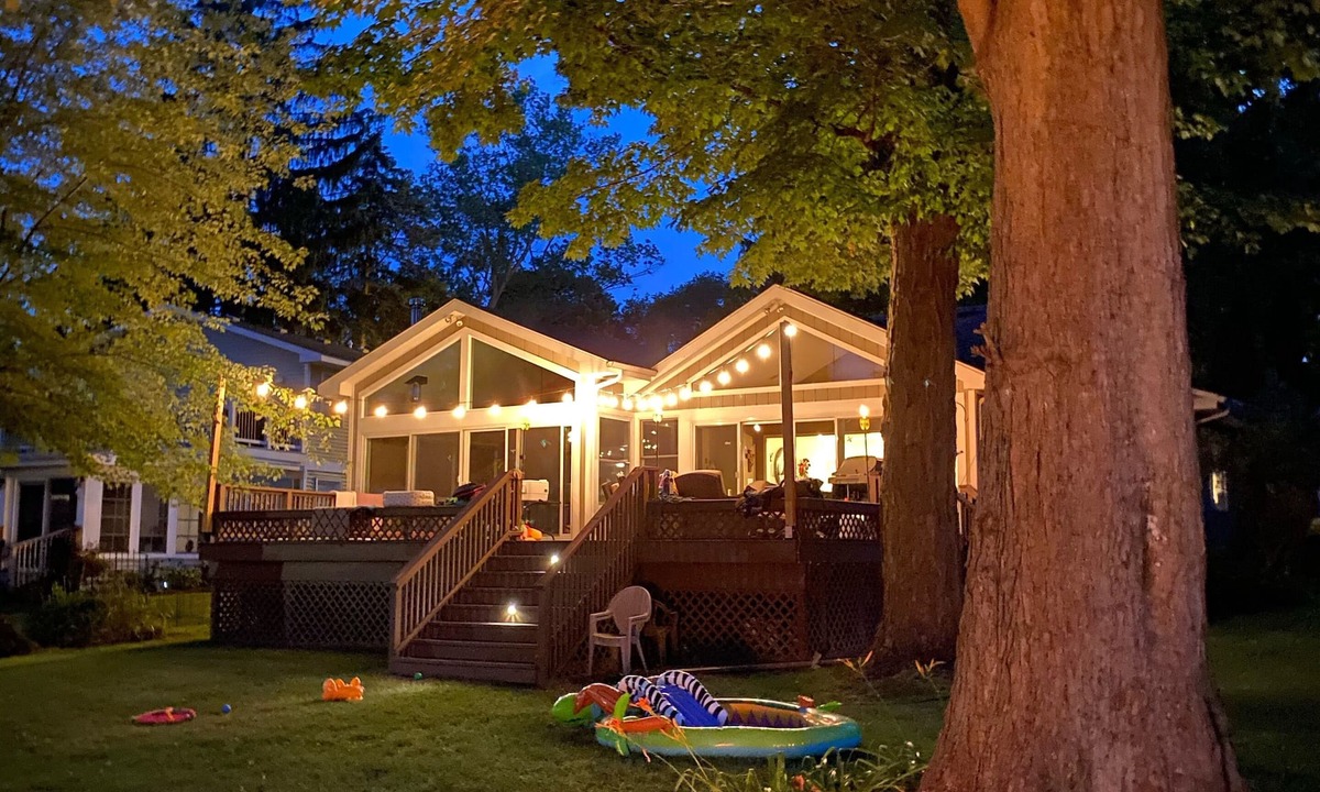 Coloma House | Spacious, Family-Friendly Cottage with Stunning Channel View in Paw Paw Lake