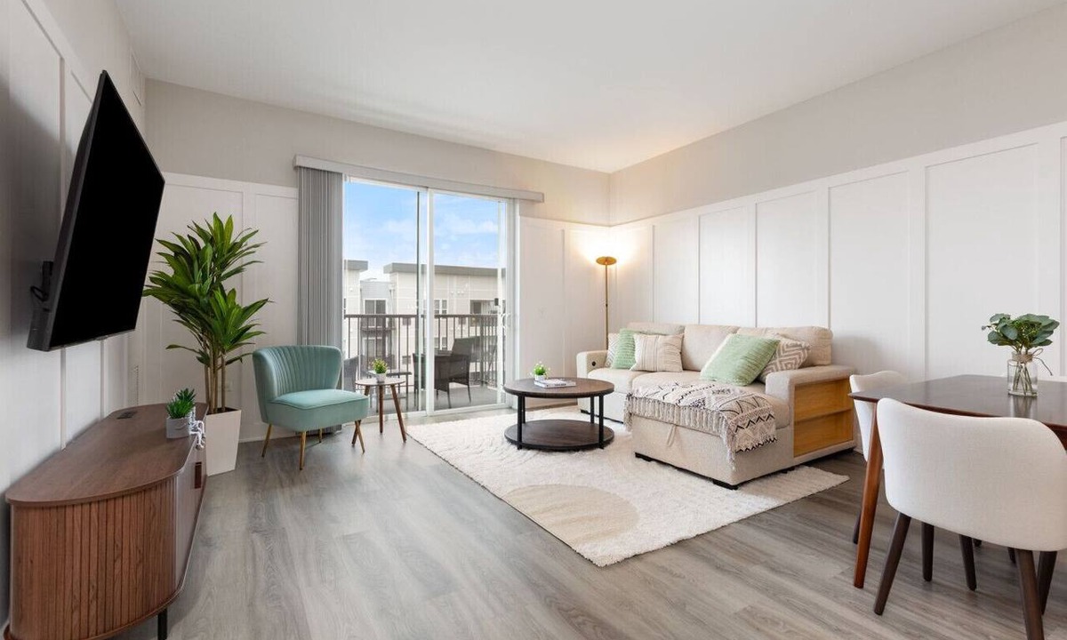 Warrenville Apartment | Stylish 2BR Haven | Pool, Free Parking, Gym
