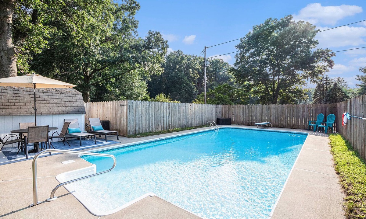 Dowagiac House | SW MI Home With Pool Near Wedding Venues, Lakes, Golf Courses, & Wineries