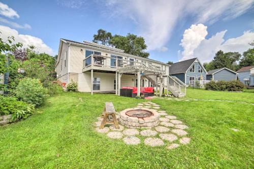 Michigan Center House | Waterfront Michigan Center Home w/Boat Dock!
