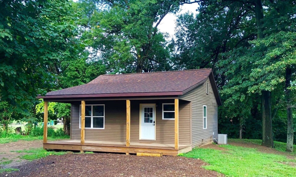 Attica Cabin | Winched Inn - Two Bedroom Luxury Cabin w/Tree Line and Bordered by a Stream