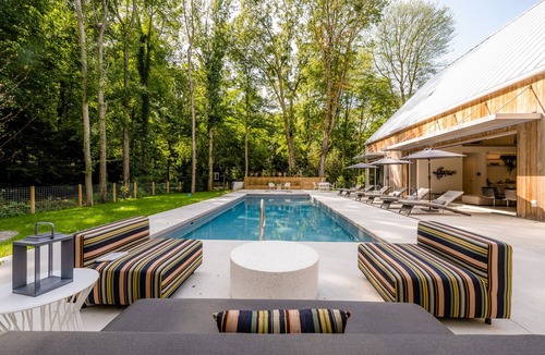 Union Pier House | (2027 OPEN!) Luxurious Union Pier Home w/Private Heated Pool, Hot Tub, and Saun
