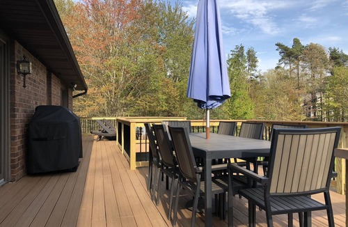 Saugatuck House | Beautifully Renovated Home With Privacy ~ Fire Pit ~ Minutes To Downtown!