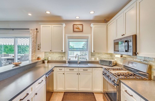 Gobles House | Boathouse, Dock & Sunset Views! Muskrat Lake Home