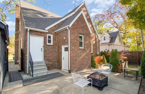Michigan City Apartment | Brick Bungalow Upper Unit: Beach, Casino, Wineries