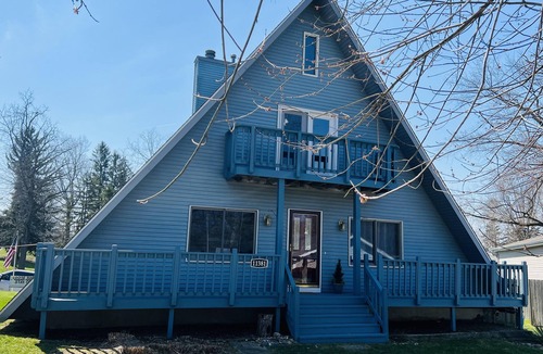 Enchanted Hills House | Channel Front A-frame Retreat
