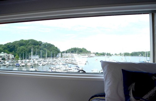 Macatawa House | Chic Lakefront Loft with Scenic Views at Eldean Shipyard near Macatawa, Michigan