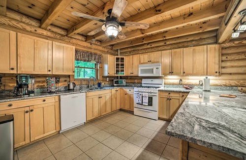 Jackson Cabin | Classy Home w/Hot Tub: 2 Mi to Lake Access!