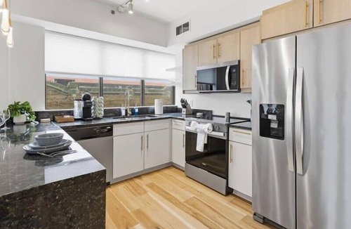 Wholesale District Apartment | Corner Flat off Meridian - Walk Anywhere Downtown