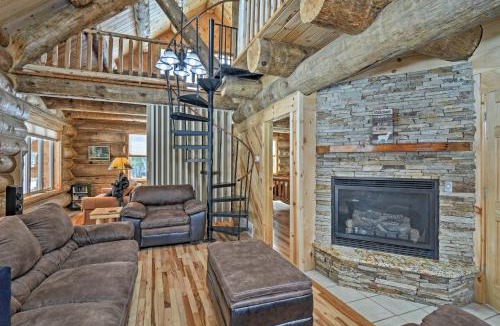 Tustin House | Custom Log Cabin w/Deck & 45 Acres By Pine River!