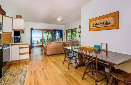 Lake Michigan Beach House | Dog-friendly home with lake views, wood stove, kayaks/SUPs, & W/D