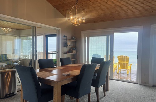 Montague House | Fantastic Lake Michigan beachfront property in Montague Michigan.