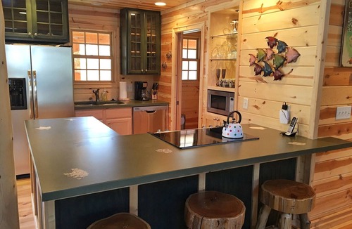 Saugatuck Cabin | Foxtail Hideaway- Cozy Rustic Luxury Cabin - Kingfisher Cove