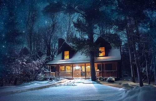 Saugatuck Cabin | Foxtail Hideaway- Cozy Rustic Luxury Cabin - Kingfisher Cove