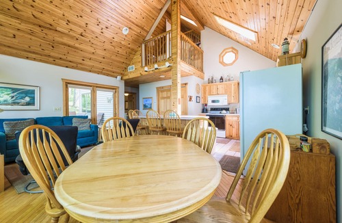 Coloma House | Gebhard Chalet - Charming, private, beachfront chalet nestled in a wooded dune on Lake Michigan