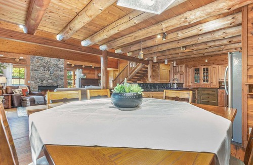 Fennville House | Hideaway Cabin: Private Indoor Pool, Stunning Log Cabin Near Wineries & Orchards