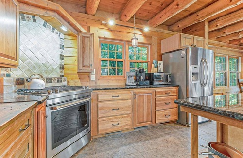 Fennville House | Hideaway Cabin: Private Indoor Pool, Stunning Log Cabin Near Wineries & Orchards