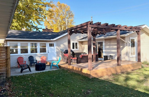 Fennville House | Hot tub, Minutes to anywhere, Fenced in yard