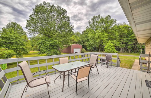 Michigan City Cottage | Indiana Countryside Retreat on 37-acre Land!