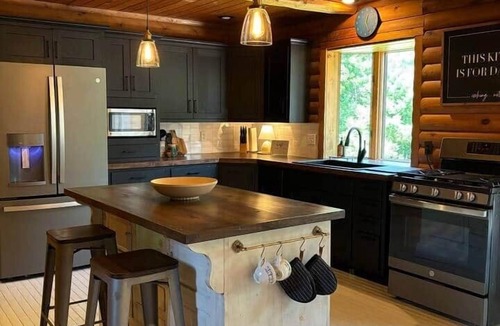 Ionia House | Ionia’s Log Home Peaceful Retreat