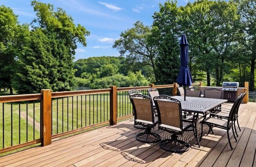 Rolling Prairie House | Juniper Presents: 15-Acre Retreat - Pool, Hot Tub, Pond, EV Charger