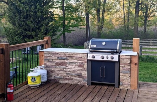 Rolling Prairie House | Juniper Presents: 15-Acre Retreat - Pool, Hot Tub, Pond, EV Charger