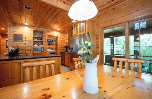 Saugatuck Cabin | Kingfisher Cove! Private hot tub + community pool