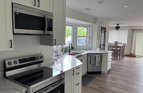 Cedar Lake House | Lakefront Cedar Lake Home, Fire Pit and Sunset Views
