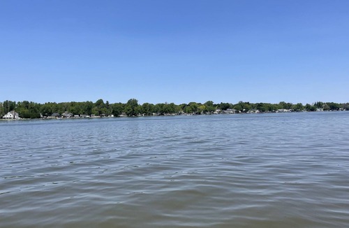 Lake Odessa Cottage | Lakefront Home on all-sports lake Newly Remodeled Sleeps 8