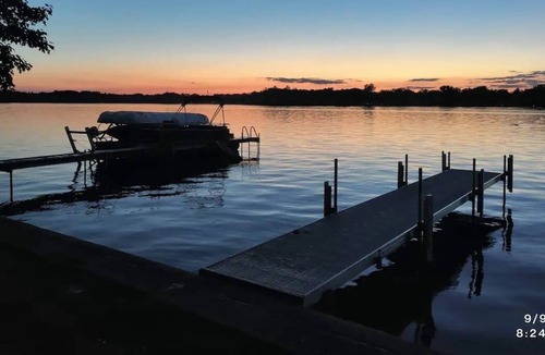 Lake Odessa Cottage | Lakefront Home on all-sports lake Newly Remodeled Sleeps 8
