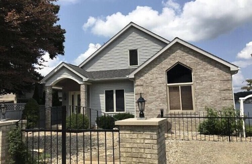 Angola House | Lakefront Home on Crooked Lake, Beautiful Views and Plenty of Space and Hot Tub!