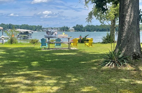 Sister Lakes Cottage | Lakefront Summer Cottage Dream on Magician Lake in Sister Lakes, Michigan