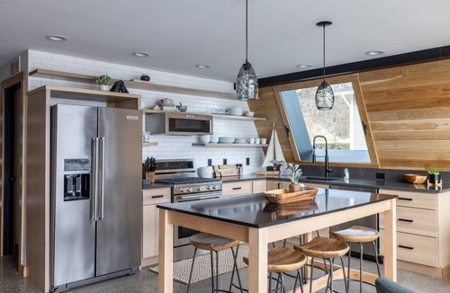 Saugatuck Cabin | Lakewood Lux Property - Saugatuck Harbor Luxury A-Frame, View of Downtown