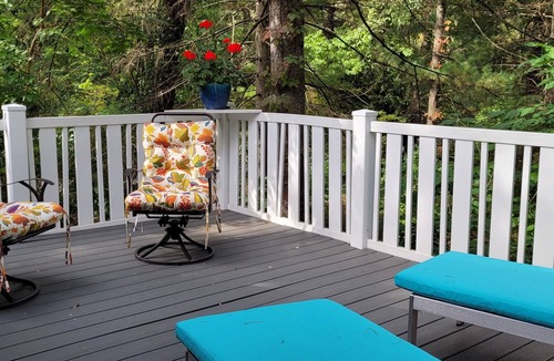 Shorewood-Tower Hills-Harbert House | Lovely vacation home, woodsy setting, walk to Warren Dunes, patios, porch, yard!