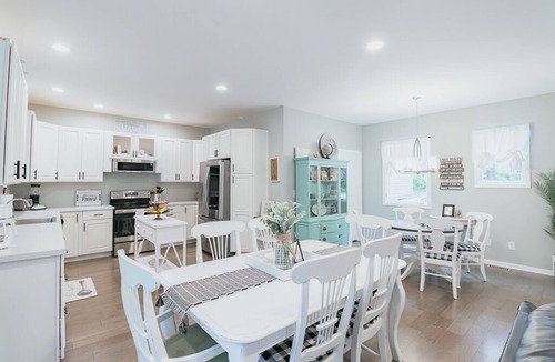 Lake Michigan Beach House | Monroe House - 2 Minute Drive to Lake Michigan ● Pet Friendly ● Beach Access