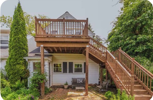 Mitchell Apartment | Morgan Creek Retreat 2 2 Bedroom Apt with deck, 5 miles from U of M