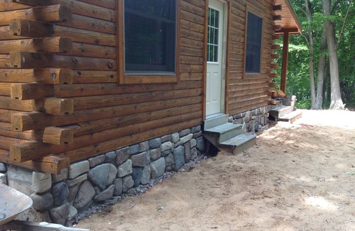 Mears Cabin | New Log Cabin On 3 Wooded Acres, Outdoor Shower, Lake Michigan, Air-Conditioned