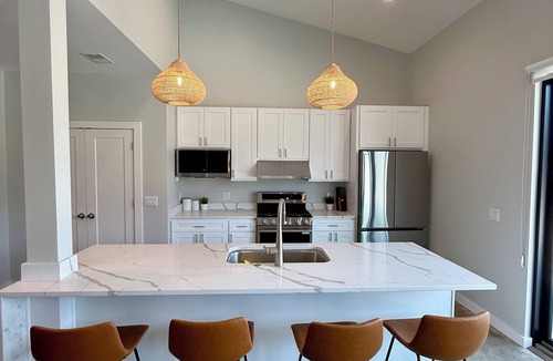 Stevensville House | Newly Built Dune Lake Retreat, Pool, Hot Tub, Fire Pit, 10 m Beach, 90m Chicago